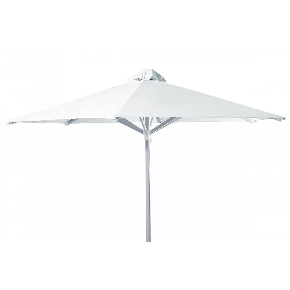 Lugano  oslash;230cm Umbrella Aluminum Silver - Αλουμίνιο - 230x230x240 cm