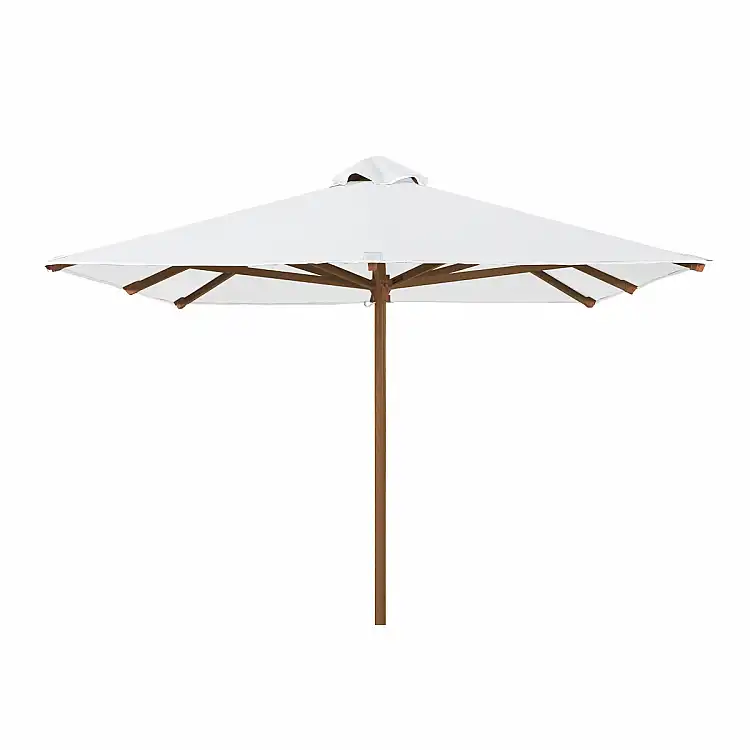 Lugano/SW 230x230cm Aluminum Umbrella Wood Look