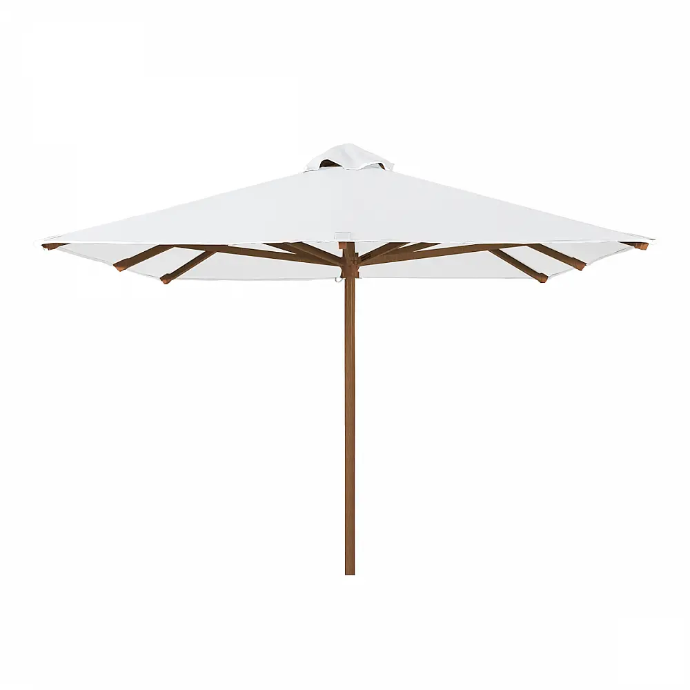 Lugano/SW 300x300cm Aluminum Umbrella Wood Look - Αλουμίνιο - 300x300x240 cm