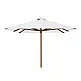 Lugano/SW 300x300cm Aluminum Umbrella Wood Look - Αλουμίνιο - 300x300x240 cm