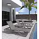 Florence/SL* Resin Sun Lounger Anthracite