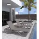 Florence/SL Resin Sun Lounger Anthracite - Πολυπροπυλένιο - 190x69x33 cm
