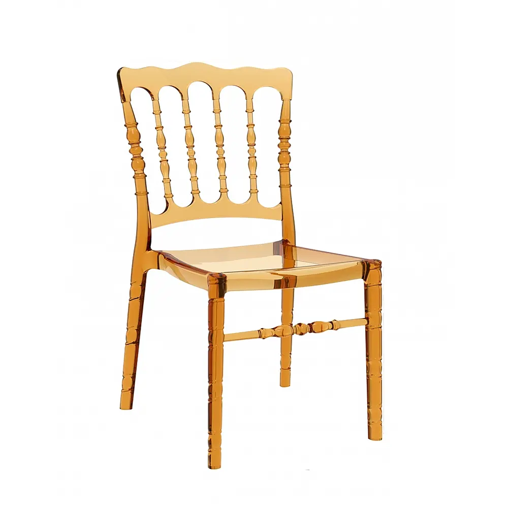 Opera Chair Transparent Gold - Πολυκαρμπονικό - 52x45x92 cm