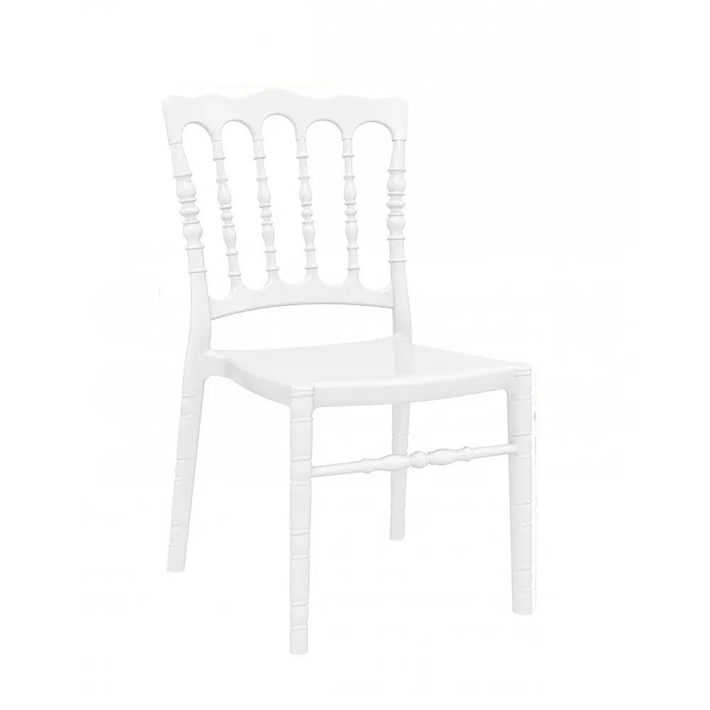 Opera Chair Glossy White - Πολυκαρμπονικό - 52x45x92 cm