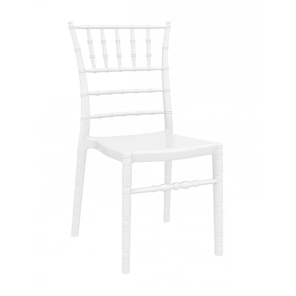 Chiavari/ST Chair Glossy White - Πολυκαρμπονικό - 51x45x91 cm
