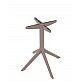 Rita/B Resin Table Base Cappuccino - Πολυπροπυλένιο - 53x53x73.5 cm Rita/B Resin Table Base Cappuccino - Πολυπροπυλένιο - 53x53x73.5 cm