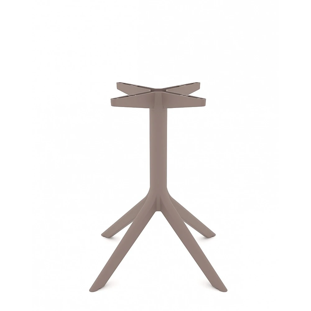 Rita/B Resin Table Base Cappuccino - Πολυπροπυλένιο - 53x53x73.5 cm Rita/B Resin Table Base Cappuccino - Πολυπροπυλένιο - 53x53x73.5 cm