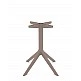 Rita/B Resin Table Base Cappuccino - Πολυπροπυλένιο - 53x53x73.5 cm Rita/B Resin Table Base Cappuccino - Πολυπροπυλένιο - 53x53x73.5 cm