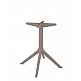 Rita/B Resin Table Base Cappuccino - Πολυπροπυλένιο - 53x53x73.5 cm Rita/B Resin Table Base Cappuccino - Πολυπροπυλένιο - 53x53x73.5 cm