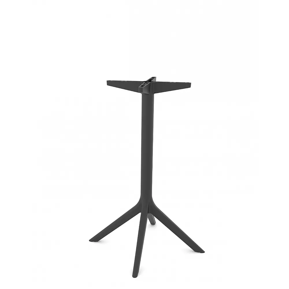 Rita/B-Bar Resin Table Base Anthracite - Πολυπροπυλένιο - 53x53x103 cm
