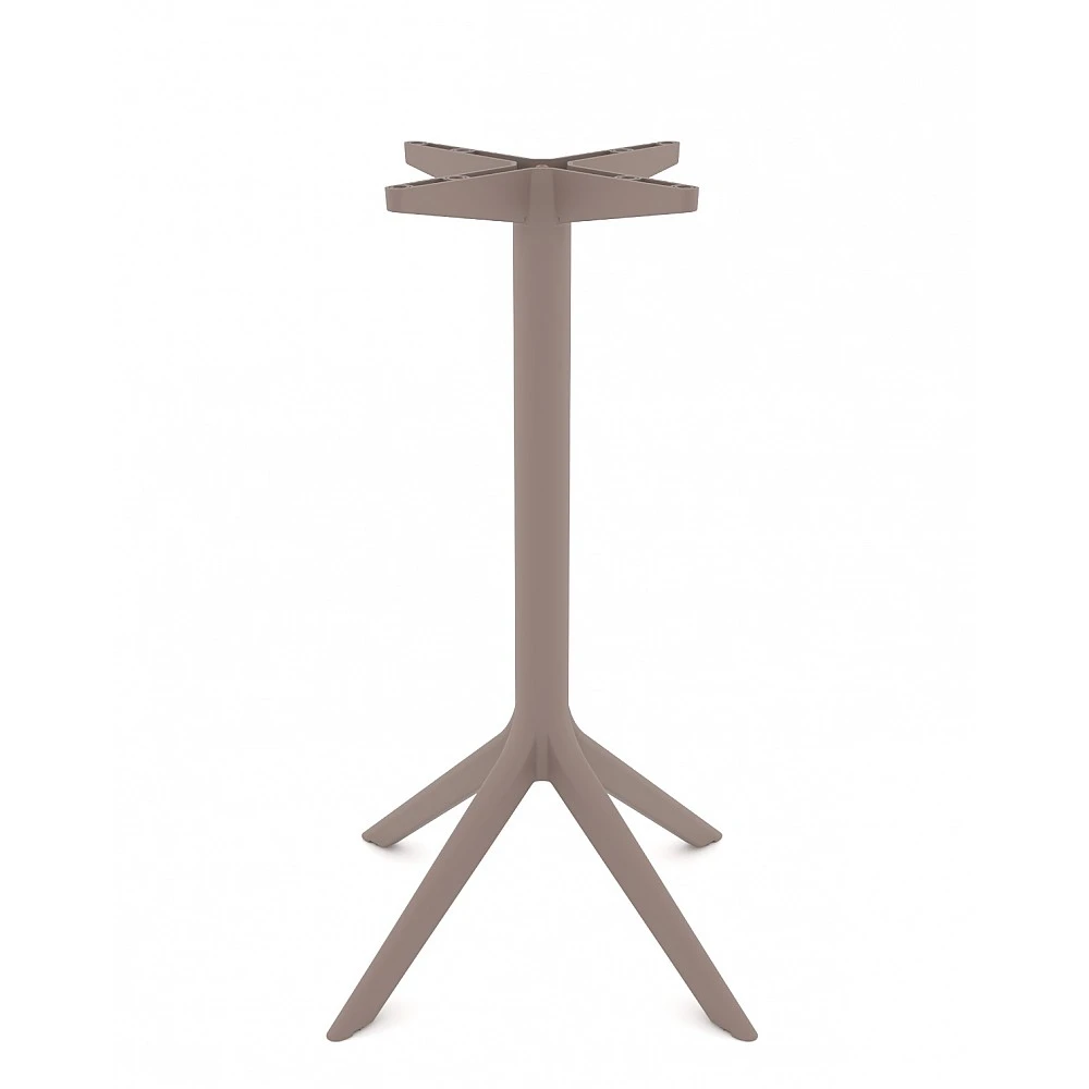 Rita/B-Bar Resin Table Base Cappuccino - Πολυπροπυλένιο - 53x53x103 cm Rita/B-Bar Resin Table Base Cappuccino - Πολυπροπυλένιο - 53x53x103 cm