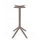 Rita/B-Bar Resin Table Base Cappuccino - Πολυπροπυλένιο - 53x53x103 cm Rita/B-Bar Resin Table Base Cappuccino - Πολυπροπυλένιο - 53x53x103 cm