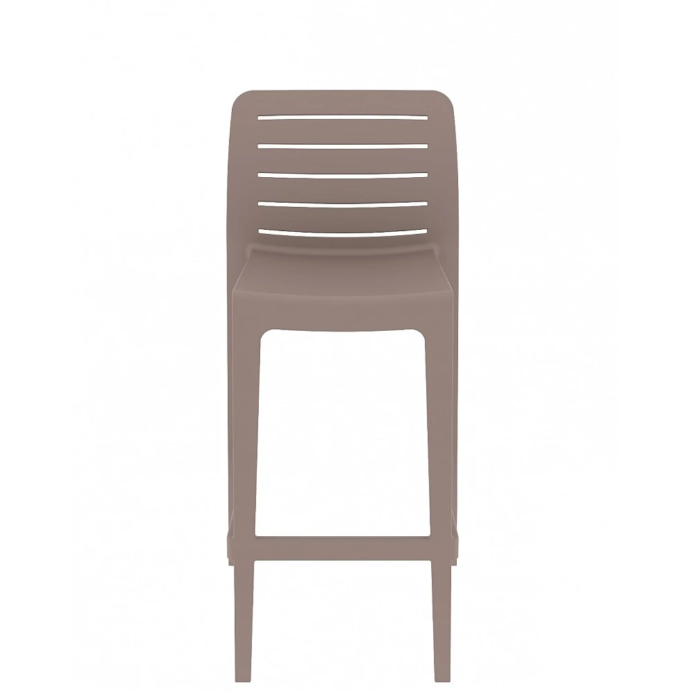Leva/S Resin Barstool Cappuccino - Πολυπροπυλένιο - 49x51x104 cm