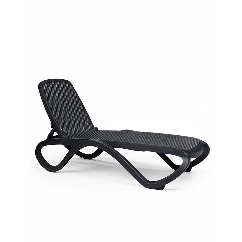 Omega Trama 8x8 Sun-Lounger Anthracite - Πολυπροπυλένιο - 194.5x69x91 cm