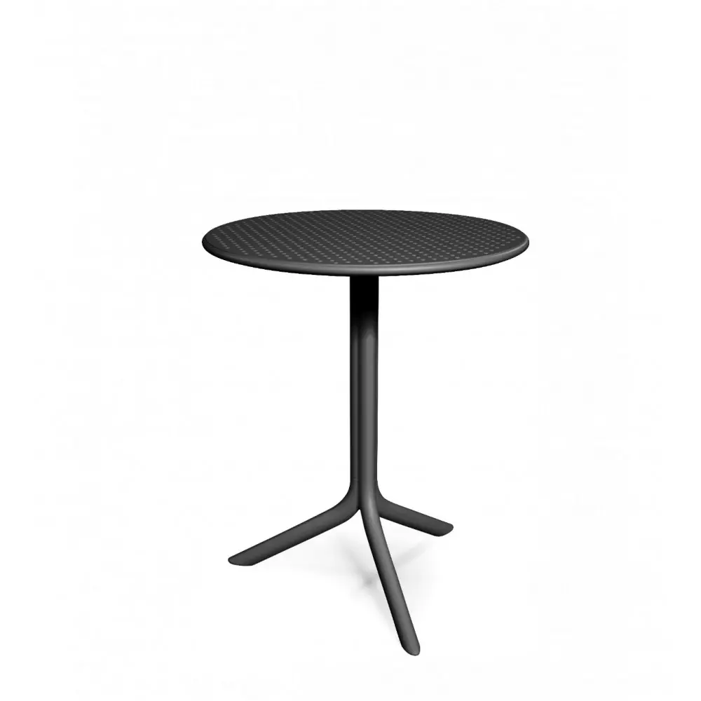 Step R60cm  Table Anthracite - Πολυπροπυλένιο - 60x60x76.5 cm
