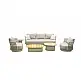 Aio-3 Taupe*, Lounge set of 6 pcs (205560)