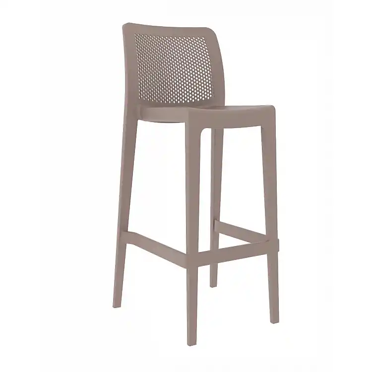 Lisa/S* Resin Barstool Cappuccino