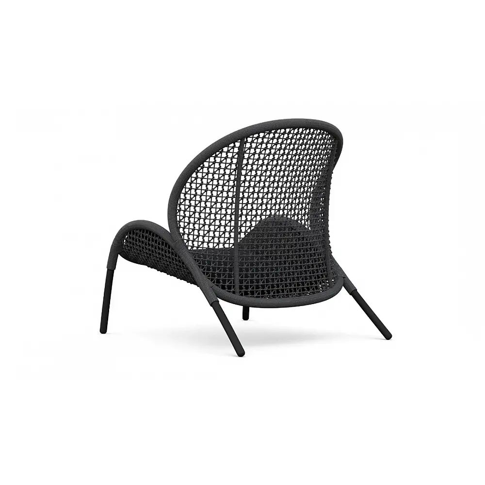 Dune/L-Anthracite Lounge Chair - Αλουμίνιο - 80x95x89 cm
