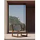 Cozumel/L Lounge Chair Bronze - Αλουμίνιο - 83x86x81 cm