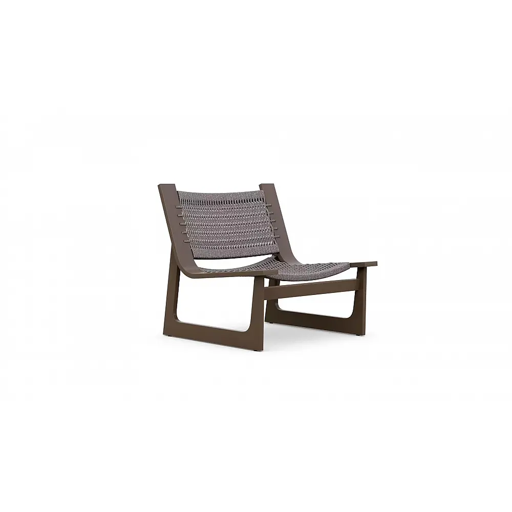Cozumel/L Lounge Chair Bronze - Αλουμίνιο - 83x86x81 cm