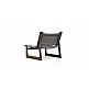 Cozumel/L Lounge Chair Bronze - Αλουμίνιο - 83x86x81 cm
