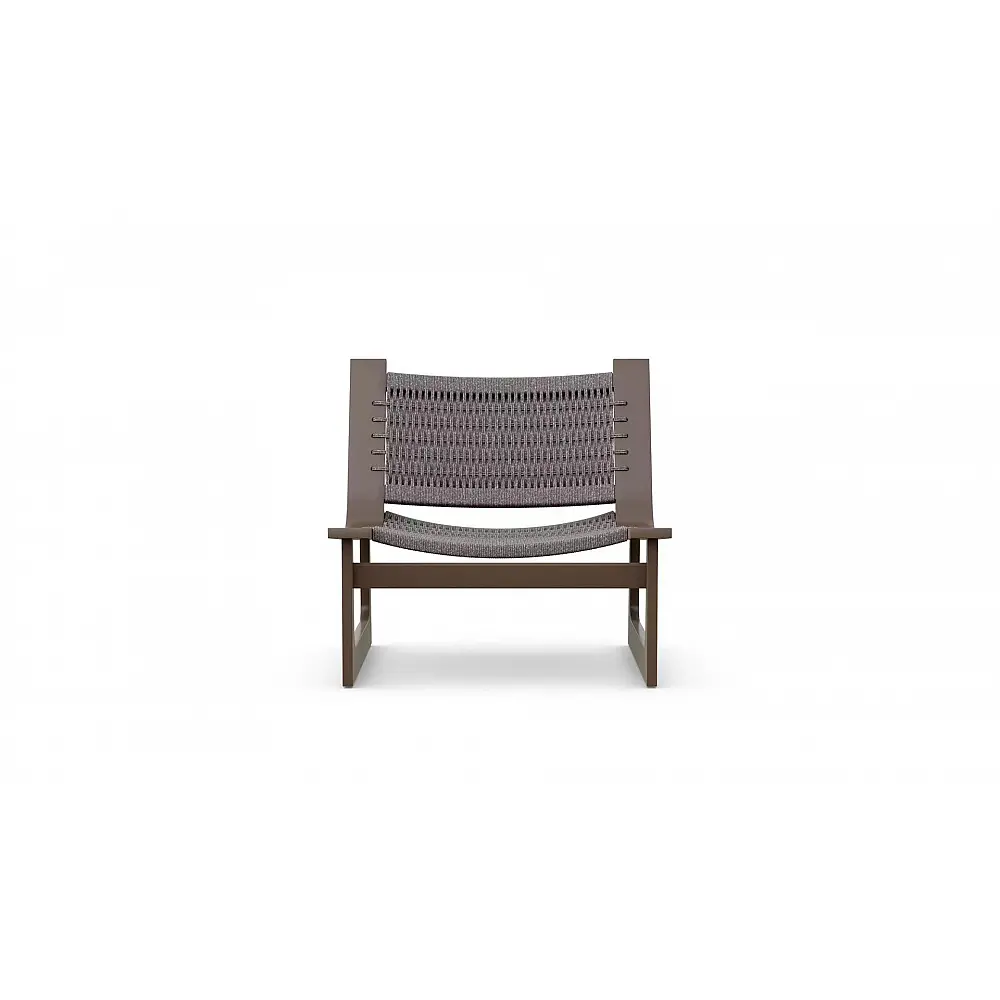 Cozumel/L Lounge Chair Bronze - Αλουμίνιο - 83x86x81 cm