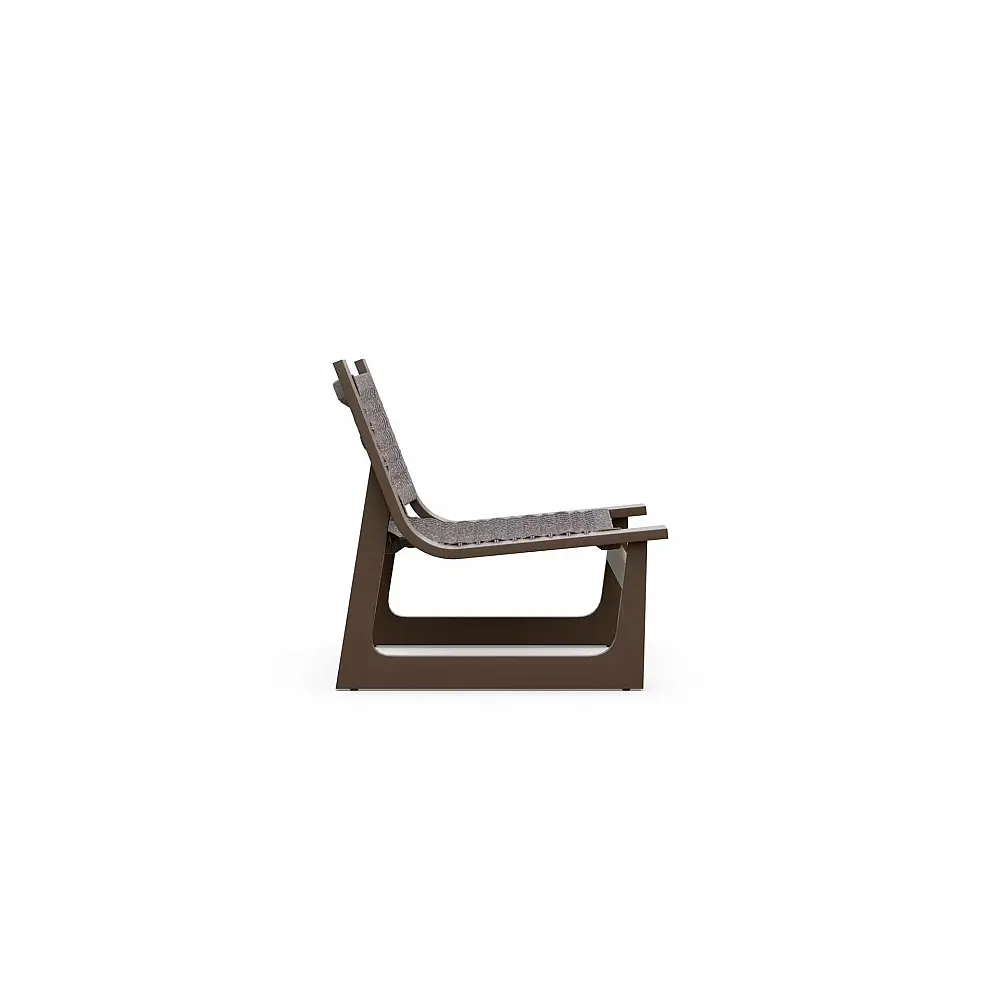 Cozumel/L Lounge Chair Bronze - Αλουμίνιο - 83x86x81 cm