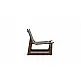 Cozumel/L Lounge Chair Bronze - Αλουμίνιο - 83x86x81 cm