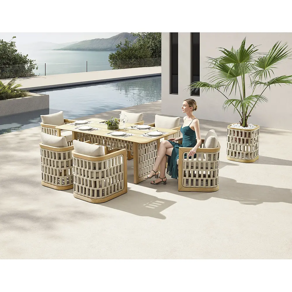 Riva/D7 Dining Set (206480) - Ξύλο