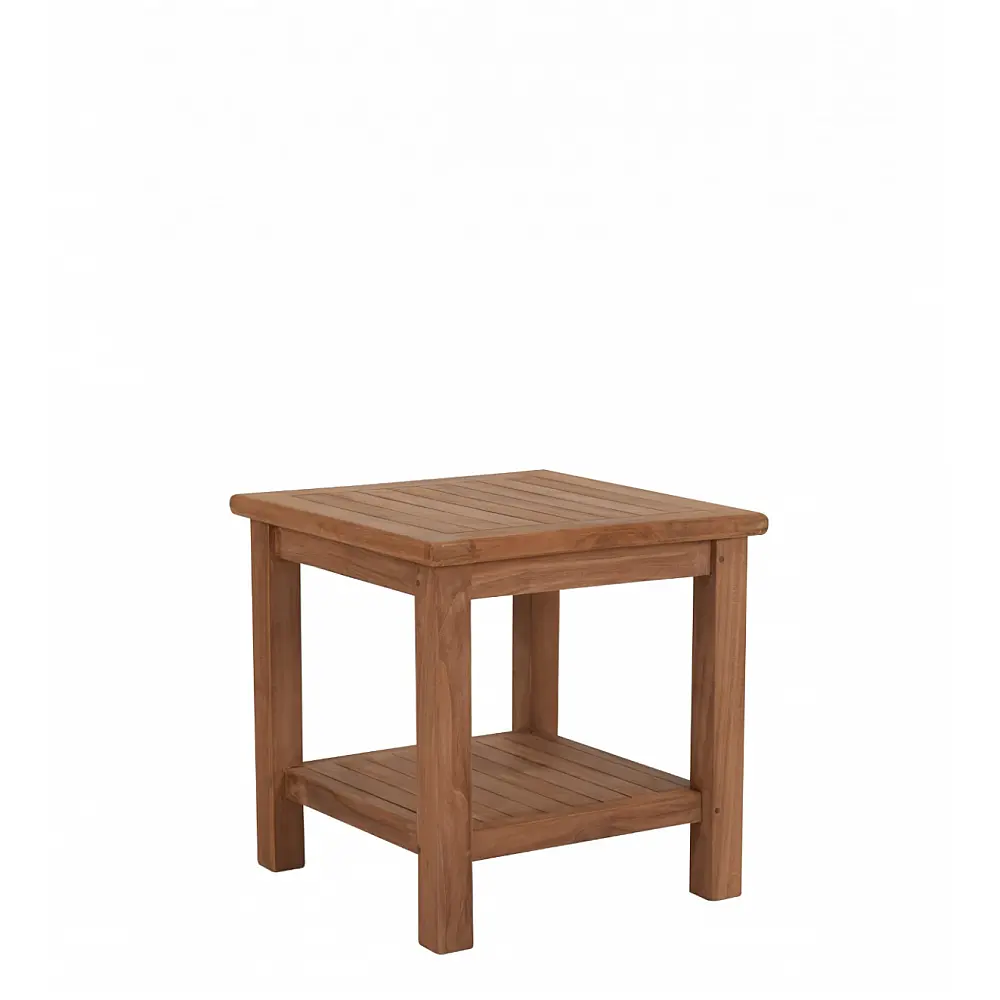 Tundan/Τ-50x50x50cm, teak side table - Ξύλο - 50x50x50 cm