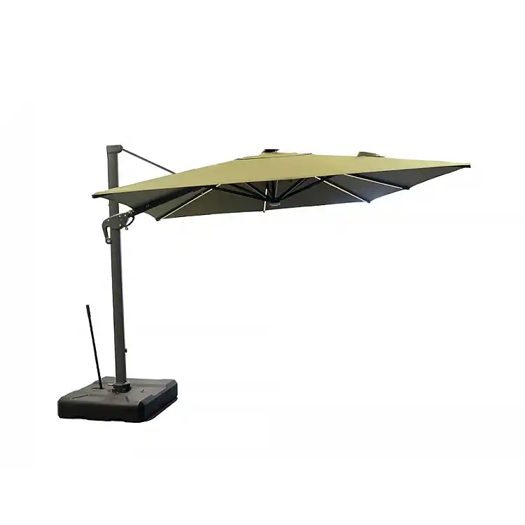 Roma/C DELUXE 4x4m, Alu. Corner Umbrella