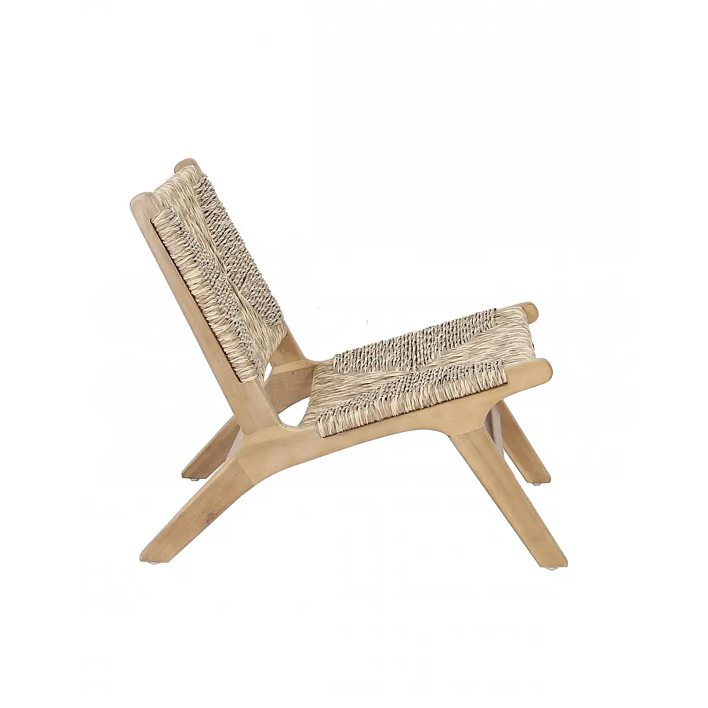 Delhi/L lounge Chair - Ξύλο - 80x59.5x71.5 cm