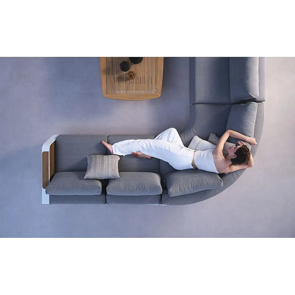 Wing/C5 Corner Lounge Set (204970) - Αλουμίνιο Wing/C5 Corner Lounge Set (204970) - Αλουμίνιο