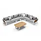 Wing/C5 Corner Lounge Set (204970) - Αλουμίνιο Wing/C5 Corner Lounge Set (204970) - Αλουμίνιο