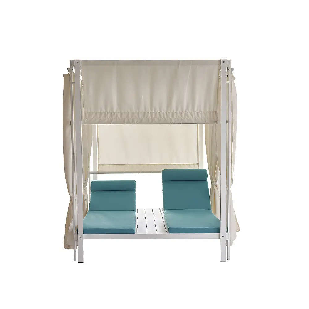 Fabio/Full Extras Day Bed White - Αλουμίνιο - 204x174x220 cm
