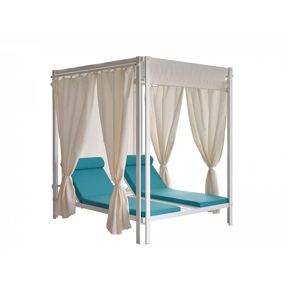 Fabio/Full Extras Day Bed White - Αλουμίνιο - 204x174x220 cm