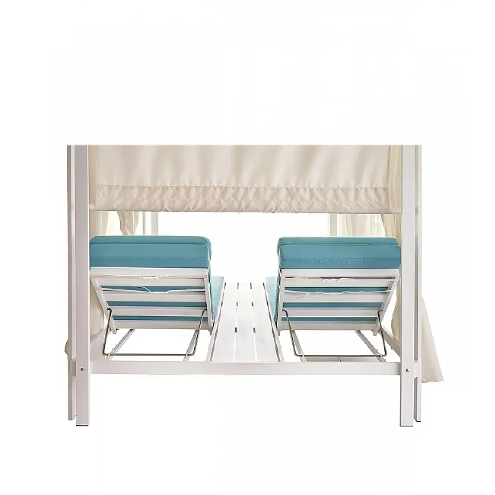 Fabio/Full Extras Day Bed White - Αλουμίνιο - 204x174x220 cm