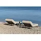 Cayenne/Taupe Aluminum Sun-Lounger - Αλουμίνιο - 200x92.5x35 cm
