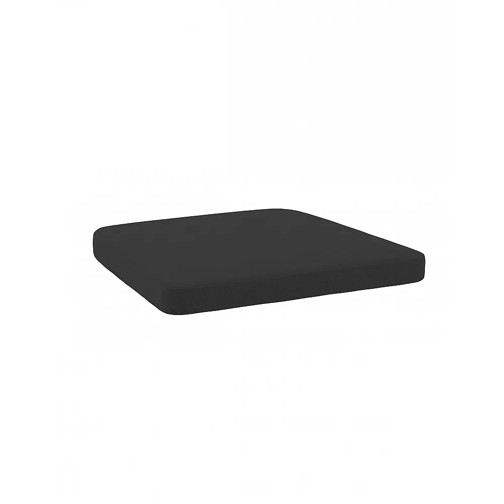 Portofino/Seat Cushion Black - 50x48x5 cm