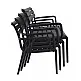 Paris/D Sofa Black - Πολυπροπυλένιο - 70x116x75 cm Paris/D Sofa Black - Πολυπροπυλένιο - 70x116x75 cm