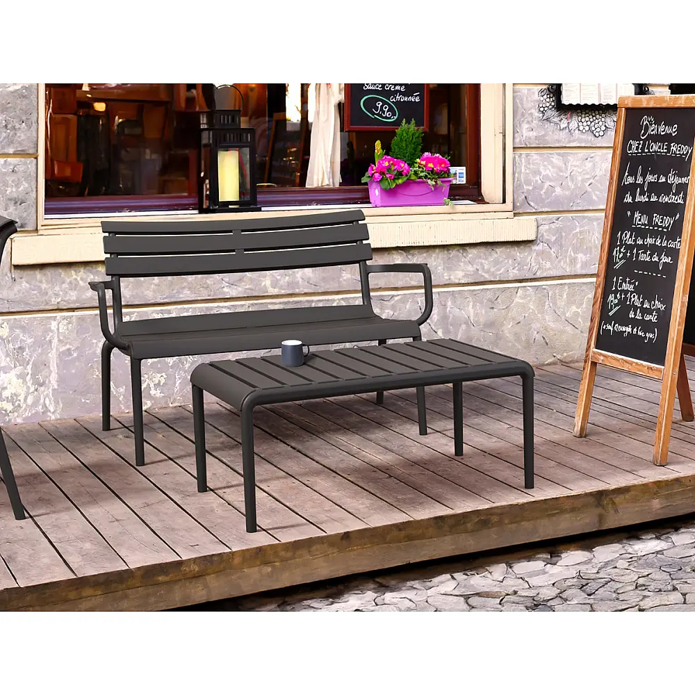 Paris/D Sofa Black - Πολυπροπυλένιο - 70x116x75 cm Paris/D Sofa Black - Πολυπροπυλένιο - 70x116x75 cm