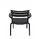 Paris/P-L Lounge Armchair Black - Πολυπροπυλένιο - 70x68x76 cm Paris/P-L Lounge Armchair Black - Πολυπροπυλένιο - 70x68x76 cm