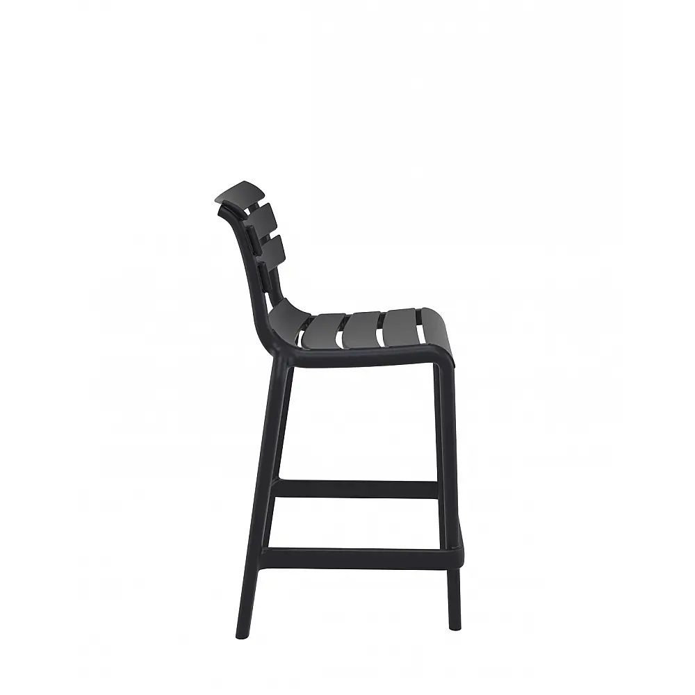 Helen/S-65 Barstool Black - Πολυπροπυλένιο - 55x52x95 cm