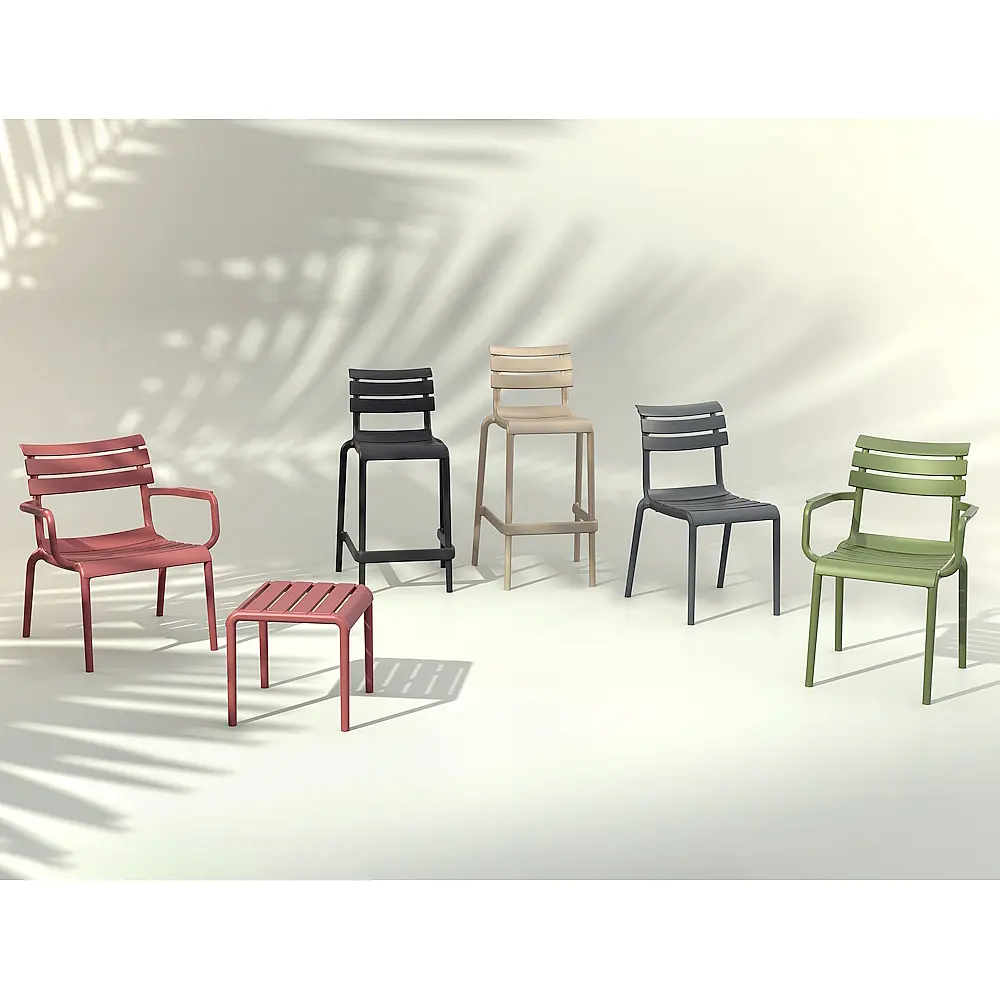 Helen/S-65 Barstool Black - Πολυπροπυλένιο - 55x52x95 cm Helen/S-65 Barstool Black - Πολυπροπυλένιο - 55x52x95 cm