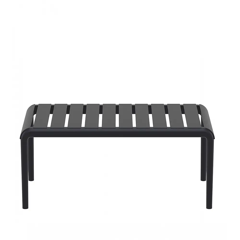 Paris/T-90x50xY.40cm Table Black - Πολυπροπυλένιο - 50x90x40 cm
