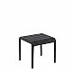 Paris/T-42x41xY.39cm Side Table/Footrest Black - Πολυπροπυλένιο - 41x42x39 cm Paris/T-42x41xY.39cm Side Table/Footrest Black - Πολυπροπυλένιο - 41x42x39 cm
