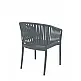 Portofino/P Armchair Dark Grey - Πολυπροπυλένιο - 58x58x80 cm
