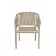Portofino/P Armchair Taupe - Πολυπροπυλένιο - 58x58x80 cm
