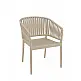 Portofino/P Armchair Taupe - Πολυπροπυλένιο - 58x58x80 cm