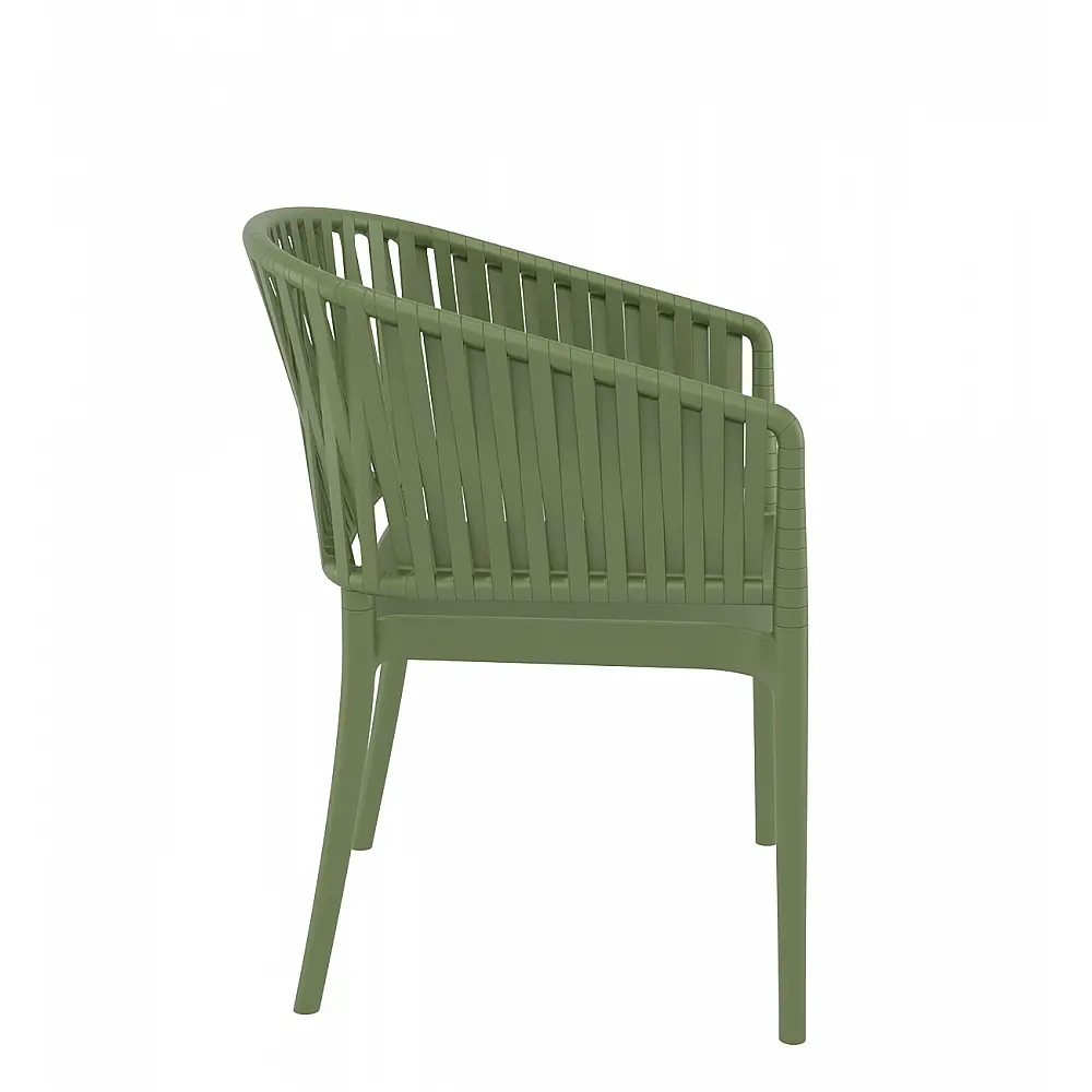 Portofino/P Armchair Olive Green - Πολυπροπυλένιο - 58x58x80 cm